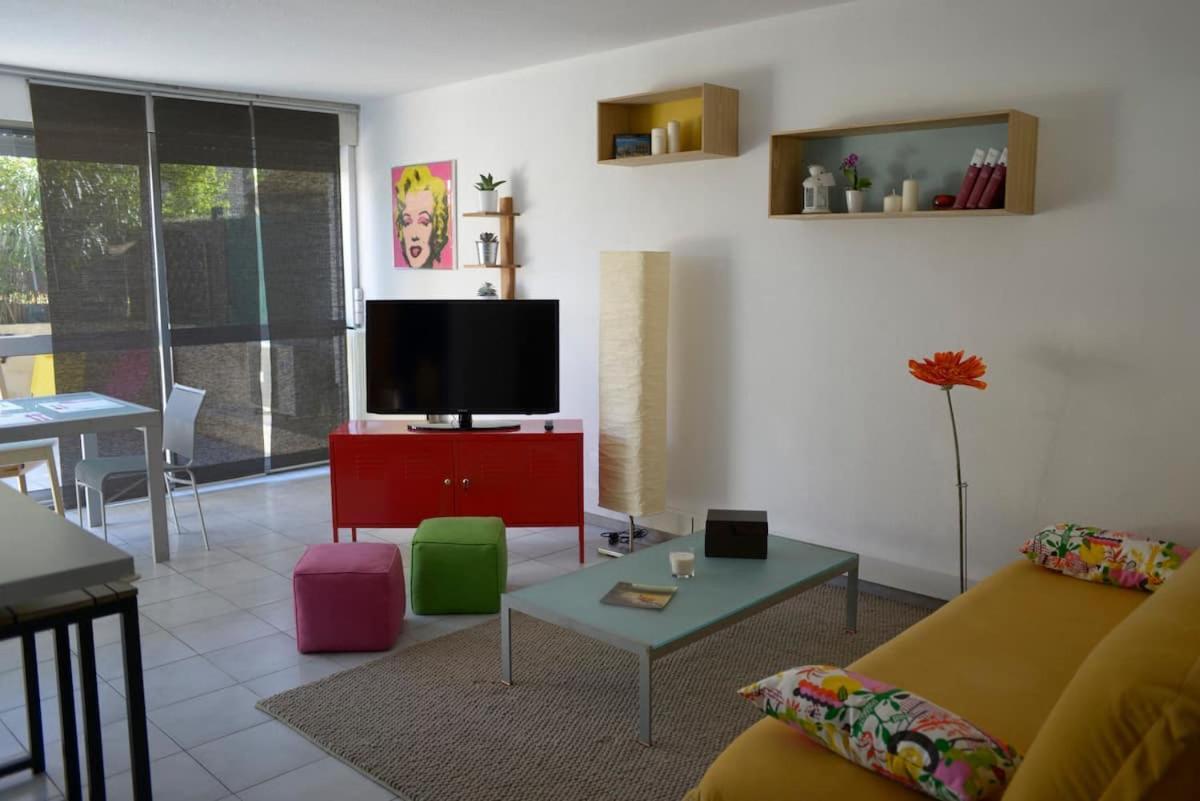 F3 Climatise-Terrasse 30 M2- Parking-Antigone Apartment Montpellier Exterior photo